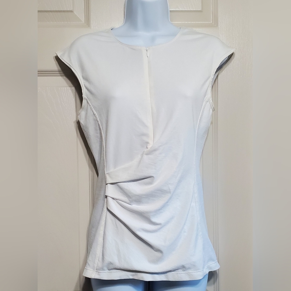 Athleta Women's Sleeveless White Top Shirt Size S Pre-owned